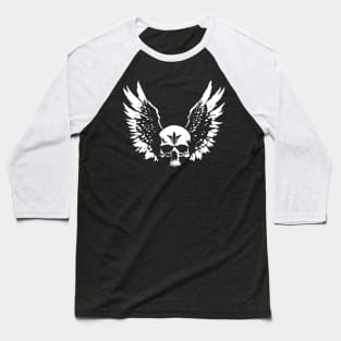 skull with wings Baseball T-Shirt